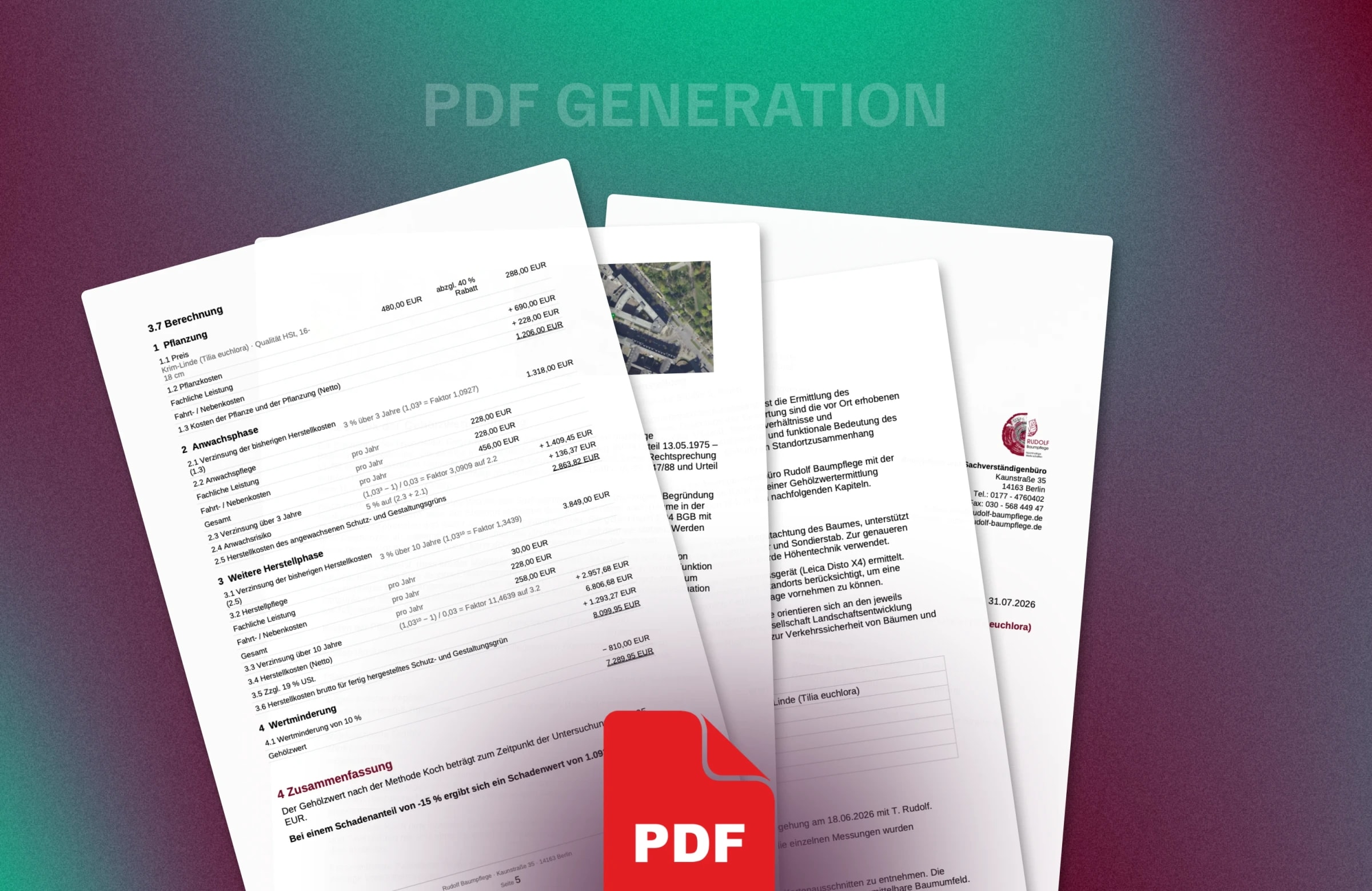 Finished report as a PDF